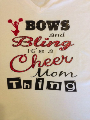 Cheer Mom T-Shirt on Etsy, $30.00