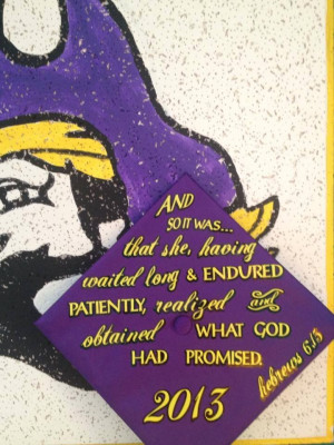... and obtained what god had promised. Hebrews 6.15 - #Graduation Cap