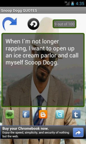 View bigger - Snoop Dogg QUOTES for Android screenshot