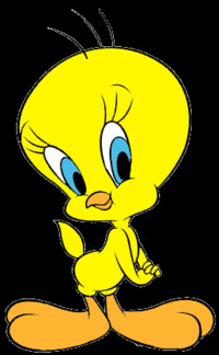 Tweety in the Friz Freleng design. This is also his current appearance ...