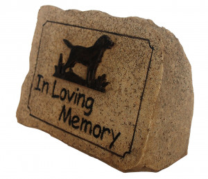 Memory Graveside Plaque Stone Remembrance Pet Dog Grave Memorial DG007