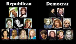 Funny Demoract and Republican Women