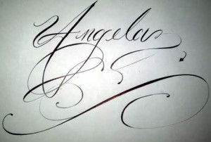 ... name,business name in cursive for $5 in Creative Writing & Scripting