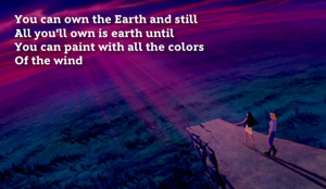 Disney songs Pocahontas Colors of the Wind