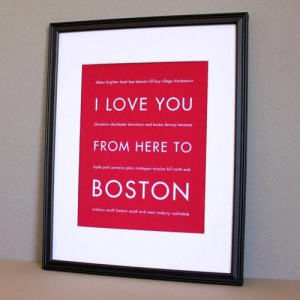 love you from here to boston being in love quote