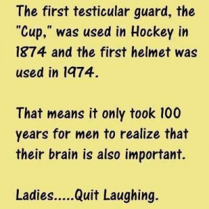 Hockey funny facts However, a sizable group of women will argue that a ...