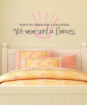 Belvedere Black & Soft Pink 'Princess Daughter' Wall Quote