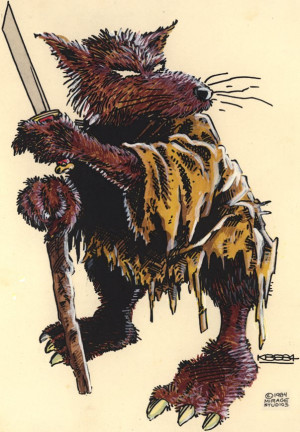 Master Splinter comic