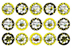 CUTE Bumble Bee digital image sheet for by GelisCreations on Etsy, $1 ...