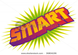 Stock Vector The Word Smart Comic Style 36804196 Jpg