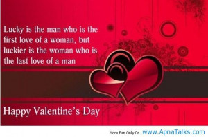 the man i love quotes | Lucky is the man valentine day quotes