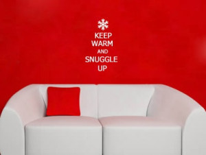 Keep Warm and Snuggle Up Wall Decal by DownTheAisleVinyl on Etsy, $25 ...
