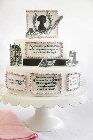 This amazing Pride and Prejudice inspired birthday cake is by ...