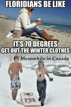 winter, funny pics, florida girl, funni, quote pictures, funny quotes ...