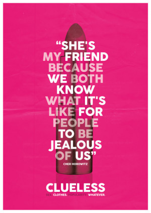 Clueless Quote A3 Poster