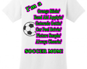 Popular items for soccer mom t shirt