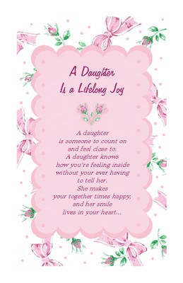 Daughter is Joy Birthday Printable Cards