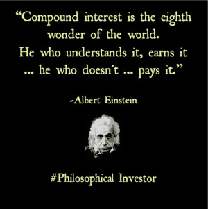 Albert Einstein Quote Compound Interest