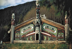 Photograph:The Totem Heritage Center in Ketchikan has totem poles and ...