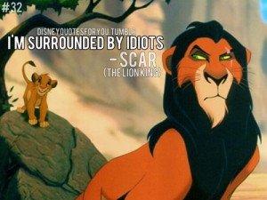 Scar from The Lion King quote