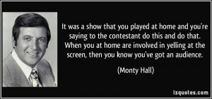 More Monty Hall Quotes