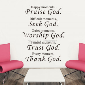 Quote-Decal-Art-House-Decor-Happy-Moments-Praise-God-romantic-quotes ...