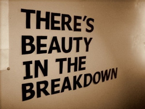 beauty in the breakdown
