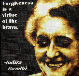 INDIRA GANDHI QUOTE- Printed Patch - Sew On - Vest, Bag, Backpack ...