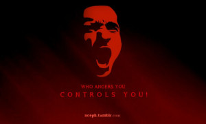Don't let anger control you