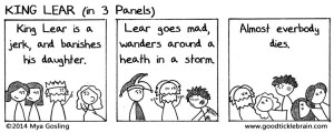 King Lear as Re-Told by Stick Figures