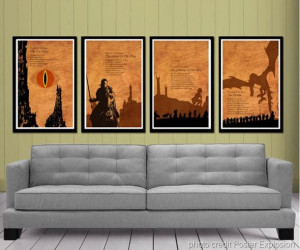 Lord of the Rings wall posters