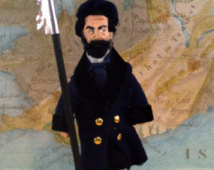 Captain Ahab of Moby Dick Doll Mini ature Herman Melville Literary ...