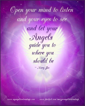 Open Your Mind to Listen and Your Eyes to see ~ Blessing Quote