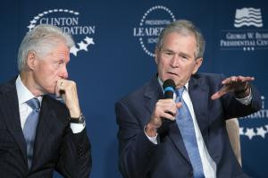 Presidents George W. Bush, Clinton kick off new scholars program