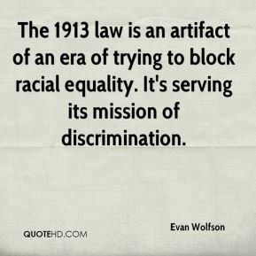 Evan Wolfson - The 1913 law is an artifact of an era of trying to ...