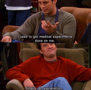 Joey and Chandler Friends tv show Quotes