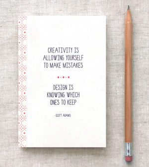 Quotes + Thoughts | On creativity vs. design