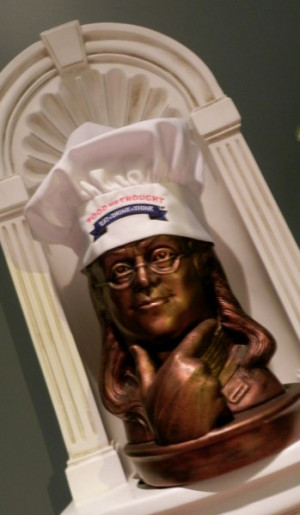 Ben Franklin is the aptly chosen mascot of Food for Thought Restaurant ...