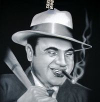 SuperStock - Al Capone, with a cigar and a big smile, leaving Federal ...