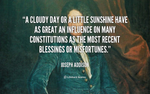 Sunshine On a Cloudy Day Quotes