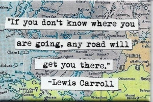 If you don’t know where you are going, any road will get you there ...