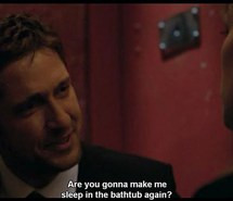 ... funny, gerard butler, love, movie, people, ps: i love you, quote, tv