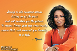 Oprah Winfrey on Living Life Consciously