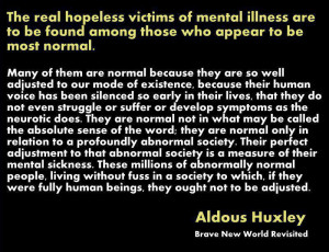 One in four of us will have a mental illness at some point. That is a ...