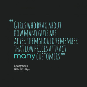 ... are after them should remember that low prices attract many customers