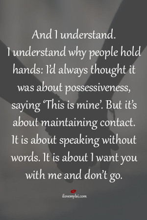 Holding Hands