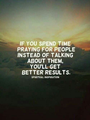 Pray for people