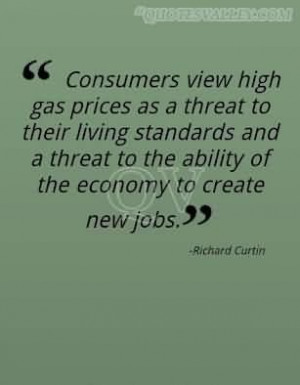 ... view high gas prices as threat to their living standards quote