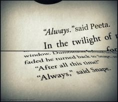 ... the most memorable quotes from both Harry Potter and The Hunger Games