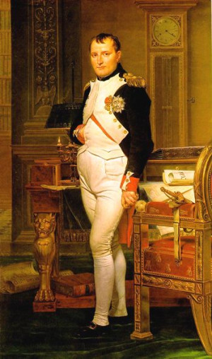 Napoleon Bonaparte by Jacques-Louis David.